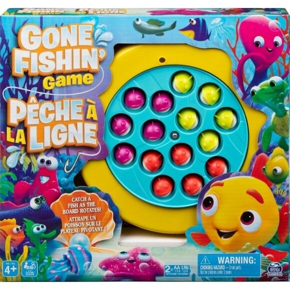 New Gone Fishin Board Game For Kids Families Age Four And Up - Picture 6 of 6
